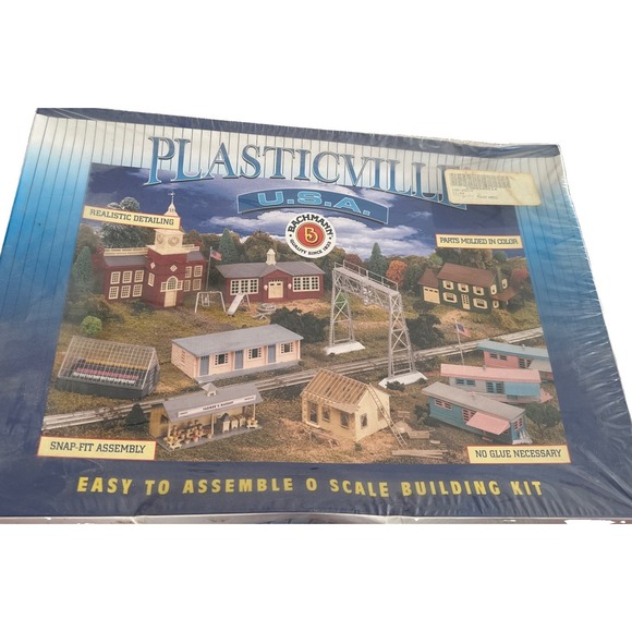 Bachmann Other - Bachmann Plasticville O Scale USA Town Hall Kit #45614 NEW/SEALED